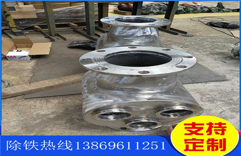 管道除鐵器，黑龍江不銹鋼管道除鐵器_黑龍江不銹鋼管道除鐵器廠家應用安裝示意圖型12000高斯_可定制工作原理