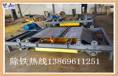 帶式除鐵器，遼寧帶式除鐵器布置_強(qiáng)磁遼寧帶式除鐵器布置工作原理構(gòu)造選型_廠家 