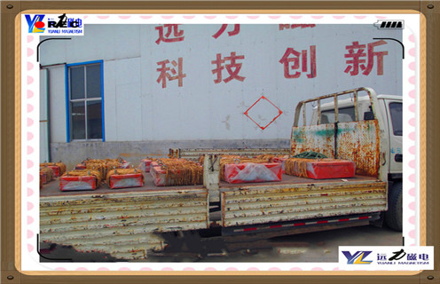 懸掛式永磁除鐵器，山西懸掛式永磁除鐵器定制_內(nèi)部磁塊安裝方法_山西懸掛式永磁除鐵器定制供應型號價格